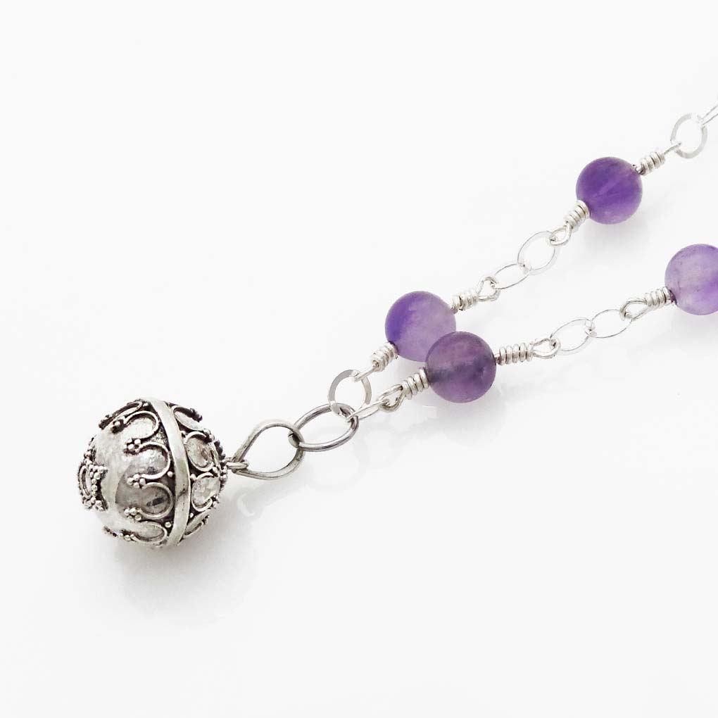 Necklace of Tranquility and Spiritual Elevation | Amethyst