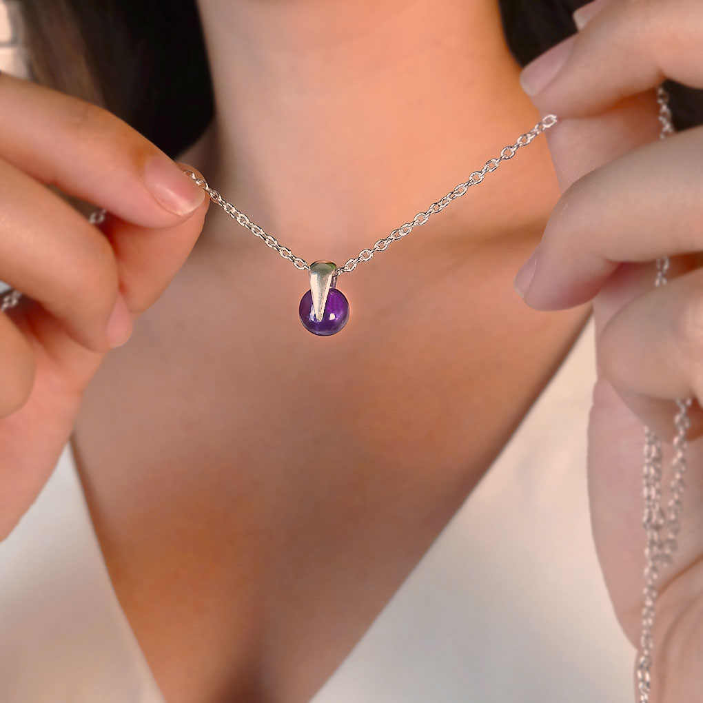 Collar de la Serenidad | Amatista Natural