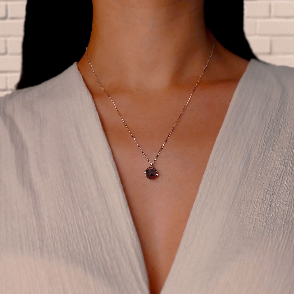 Serenity Necklace | Natural Amethyst