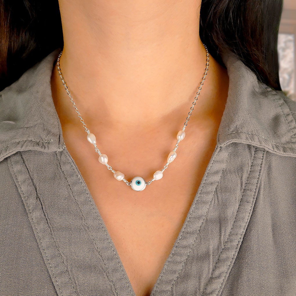 Collar de la Pureza y la Protección | Perlas