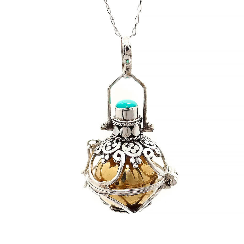 Angel Caller of Happiness and Fortune | Natural Turquoise