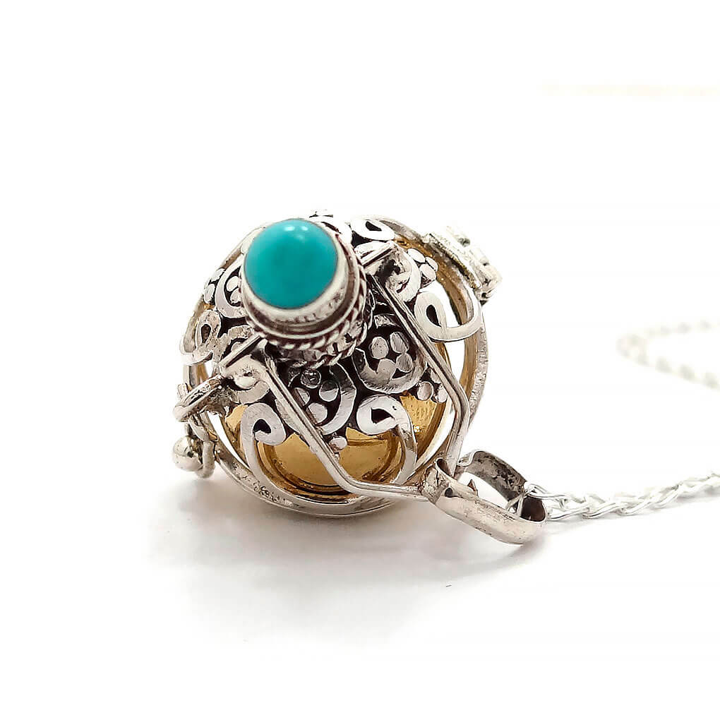 Angel Caller of Happiness and Fortune | Natural Turquoise