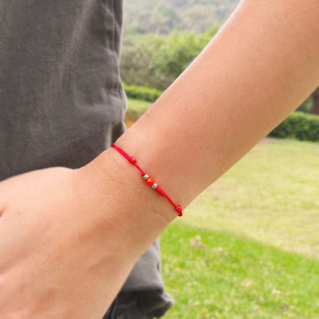 Red Thread of Protection | February | Orange