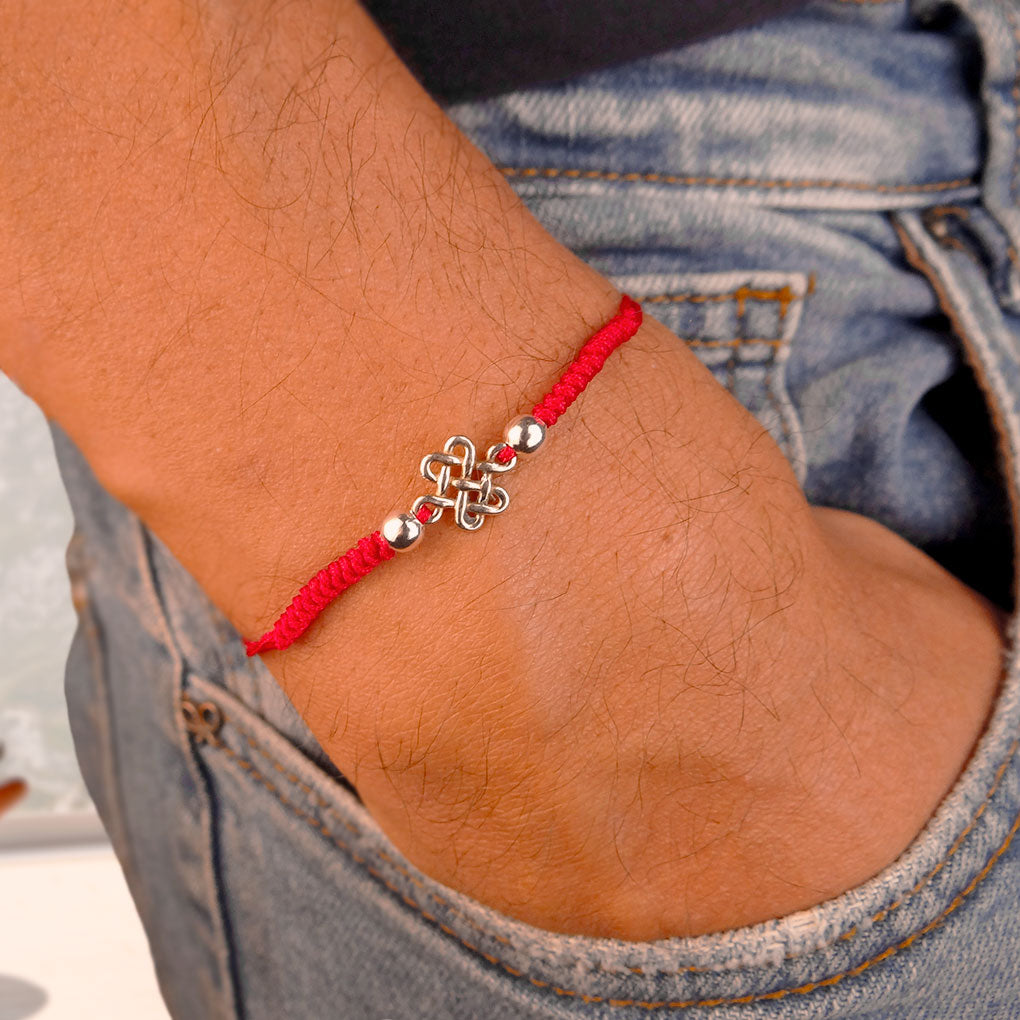 Red Thread Infinity Knot