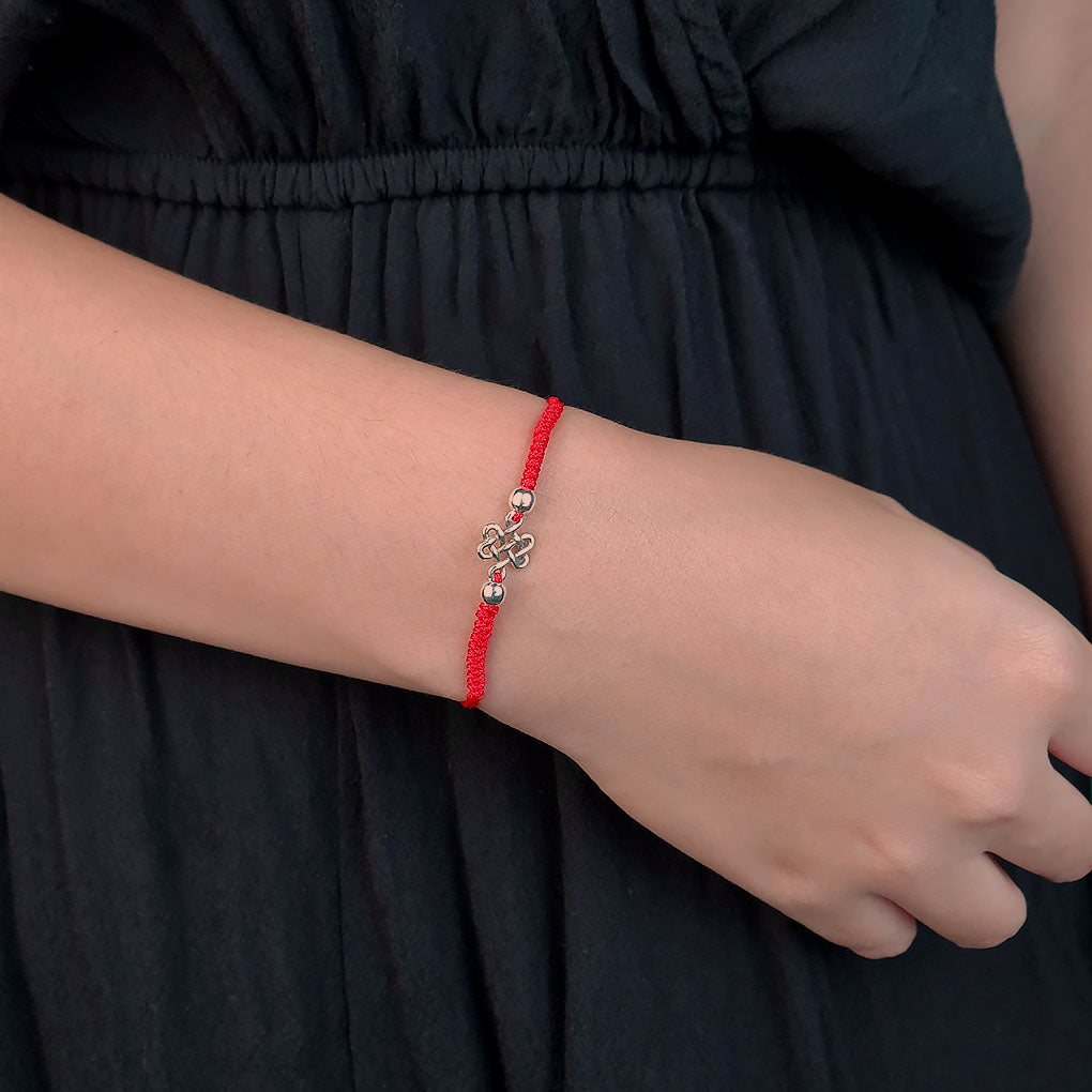 Red Thread Infinity Knot