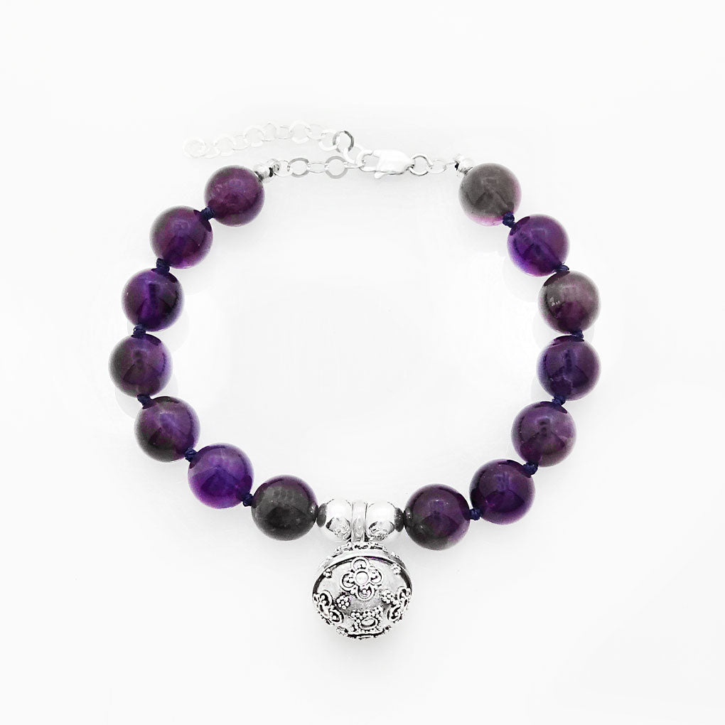 Tranquility and Protection Amethyst Bracelet