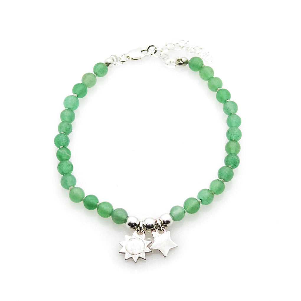 Pulsera del Sol y la Estrella | Jade Natural