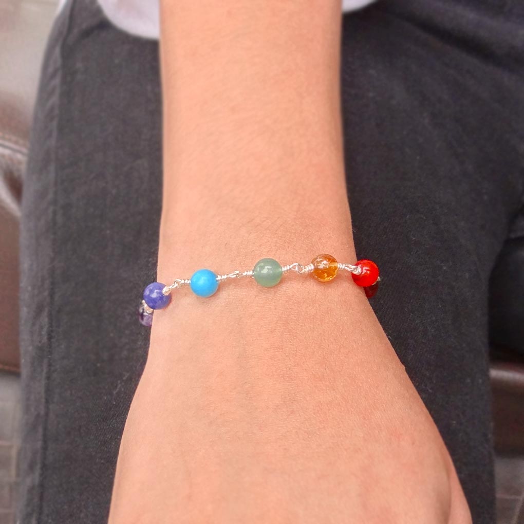 7 Chakras Bracelet | Natural Stones
