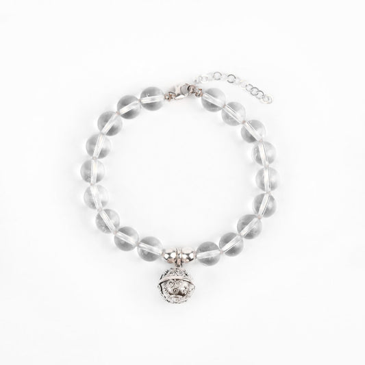 Pulsera de la Fuerza Radiante | Cuarzo Hialino