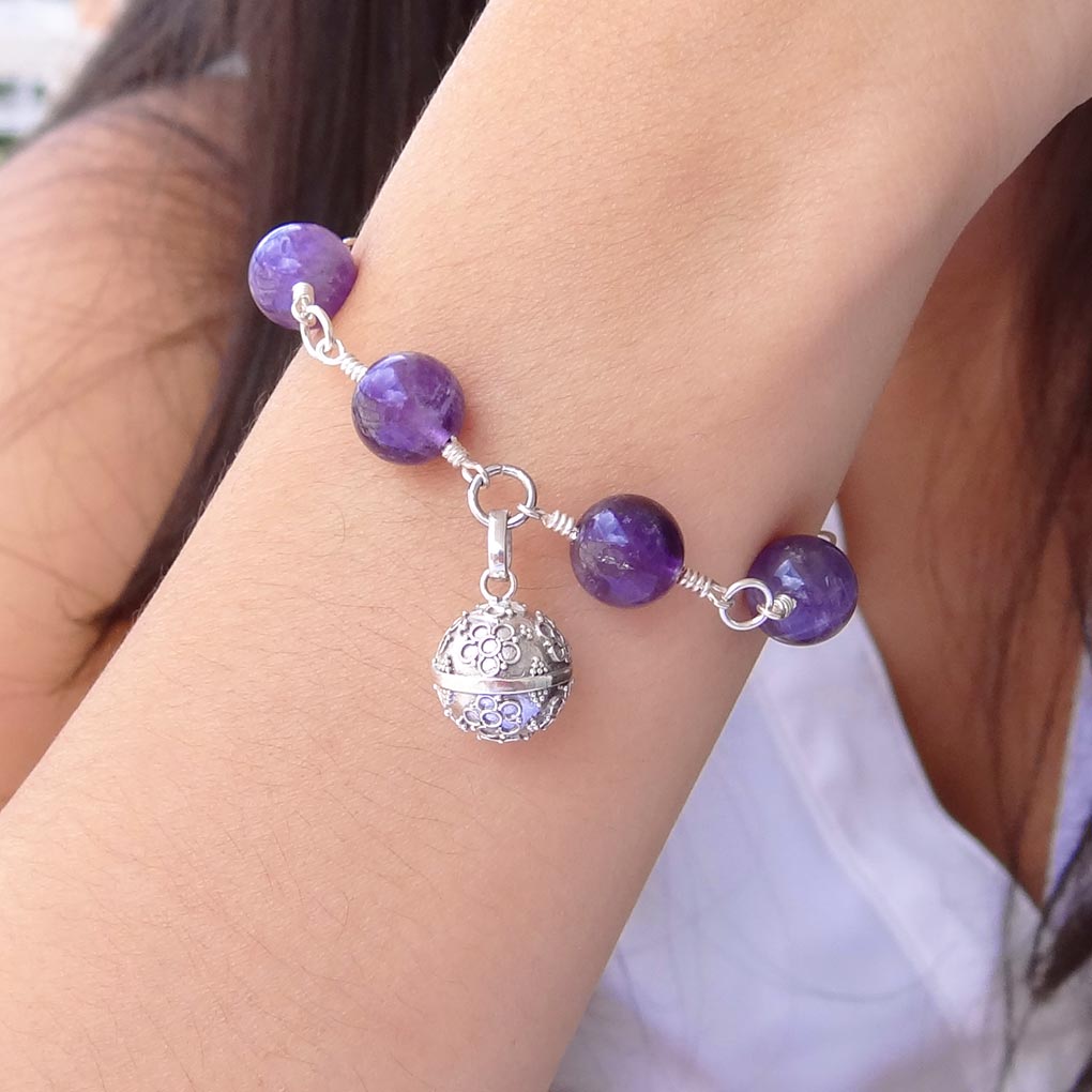 Amethyst Serenity and Spiritual Elevation Bracelet