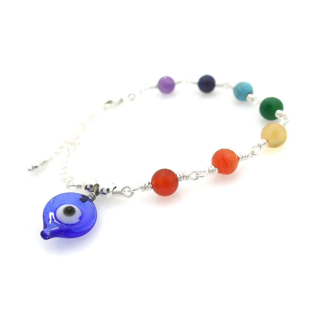 Pulsera de Ojo Turco y los 7 Chakras