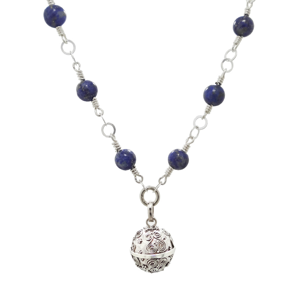 Collar de mensajes del alma | Lapislázuli natural