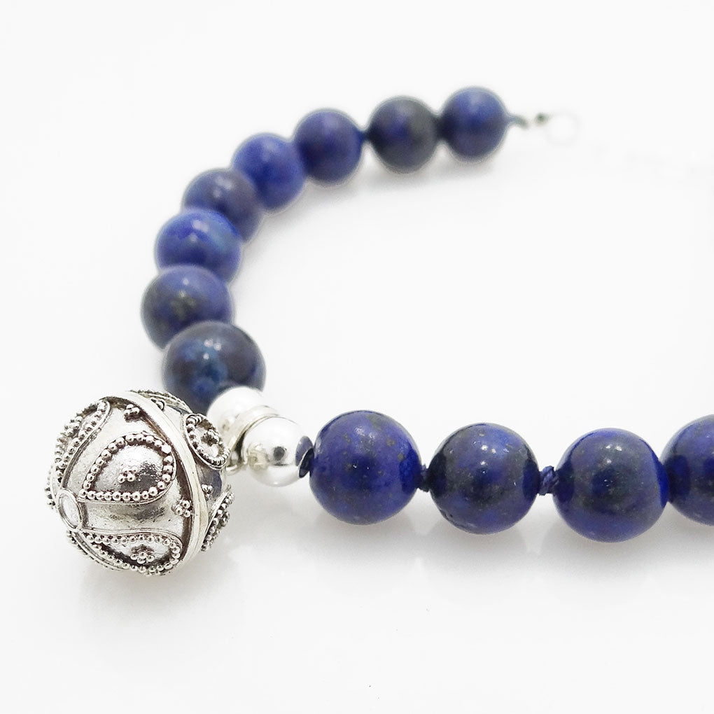 Pulsera de Lapislázuli y Llamador de Ángeles
