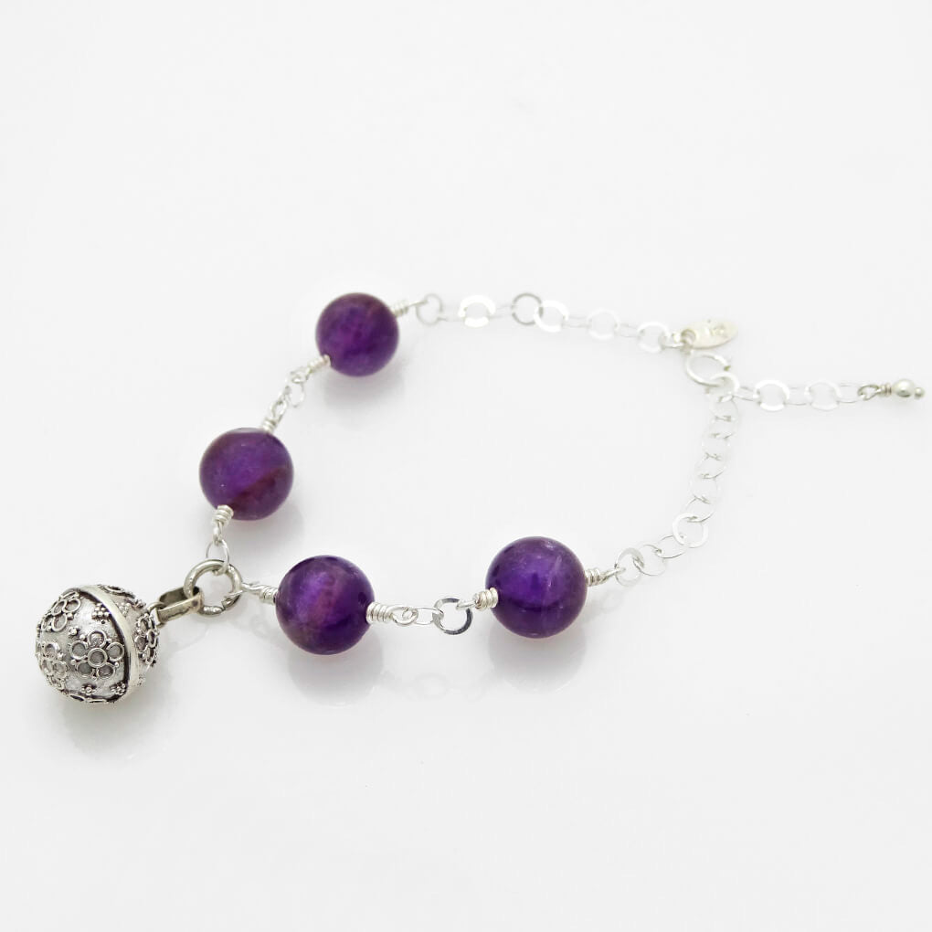 Amethyst Serenity and Spiritual Elevation Bracelet