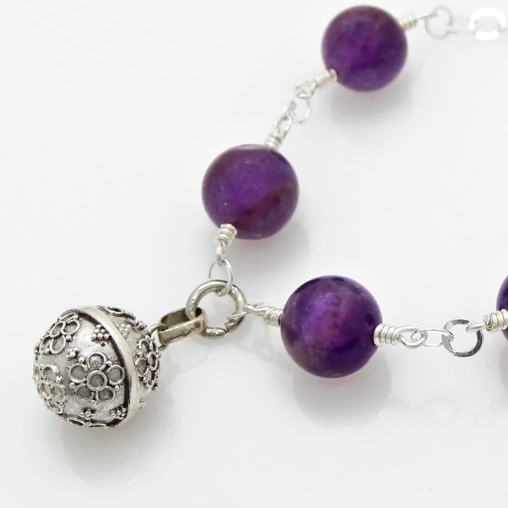 Amethyst Serenity and Spiritual Elevation Bracelet