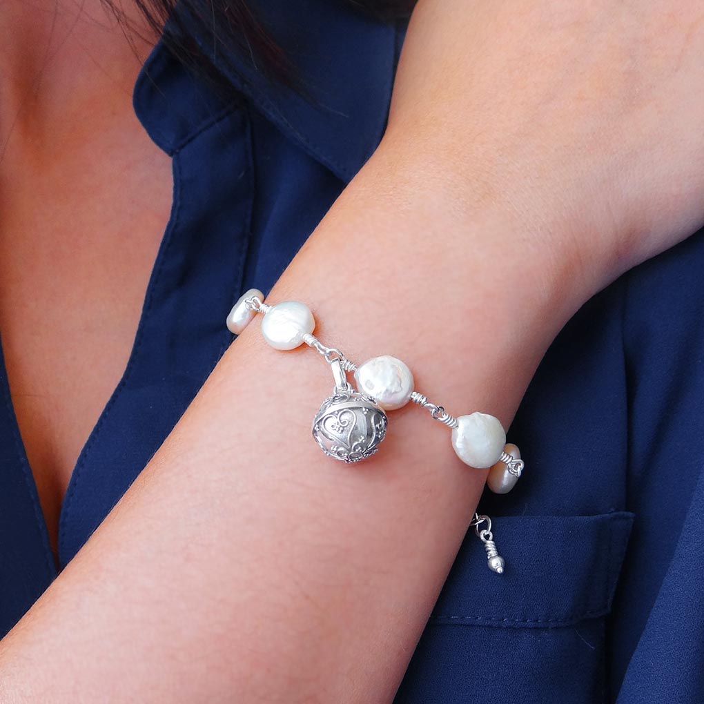 Mabe Beads of Spiritual Radiance Bracelet