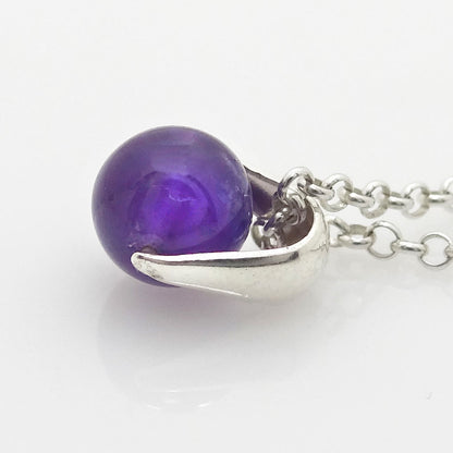Serenity Necklace | natural amethyst