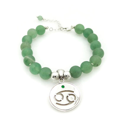 Pulsera con signo del zodíaco Cáncer