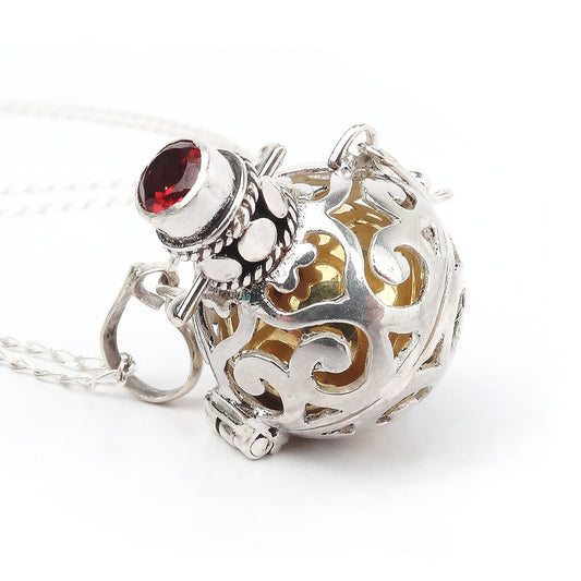 Radiant Heart Angel Caller | Garnet