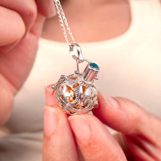 Celestial Hearts Angel Caller | Blue Topaz