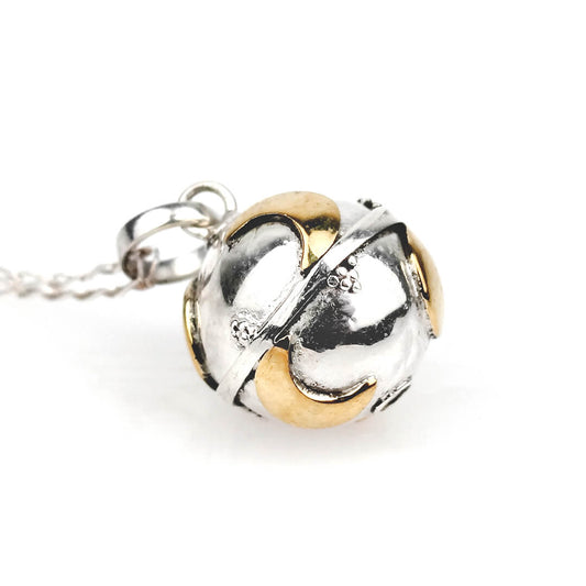 Lunar Embrace Angel Caller Necklace