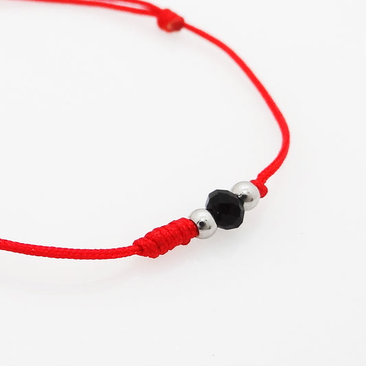 Red Thread of Protection | August | Black