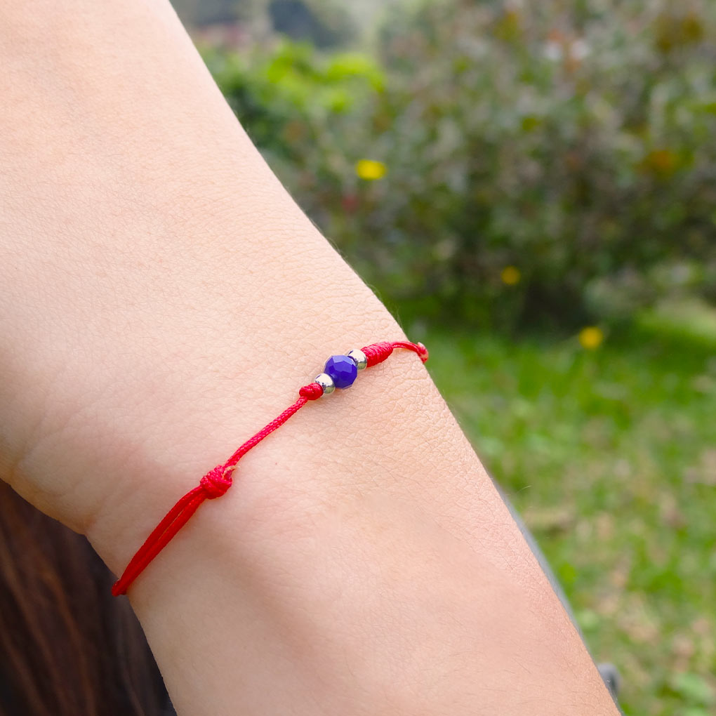 Red Thread of Protection | June | Blue