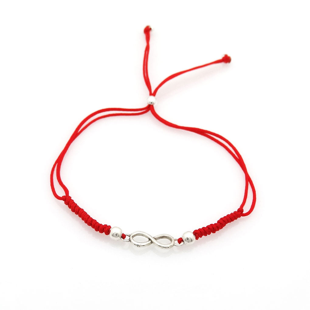 Red Thread with the Infinity Symbol