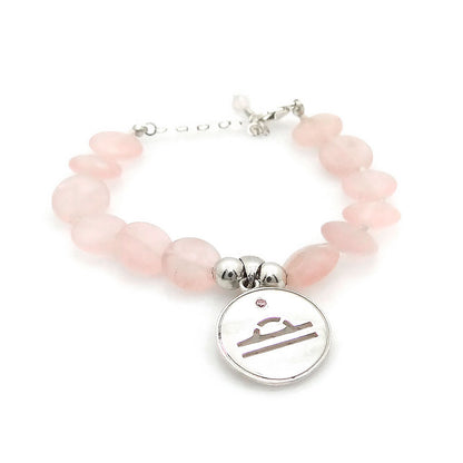 Pulsera con signo del zodiaco Libra