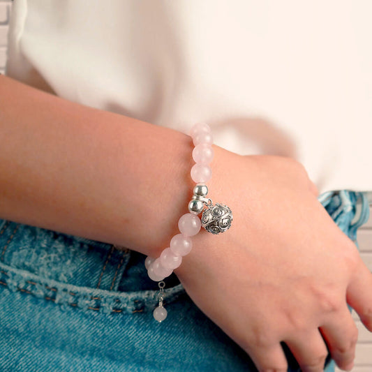 Celestial Love Bracelet | Rose Quartz