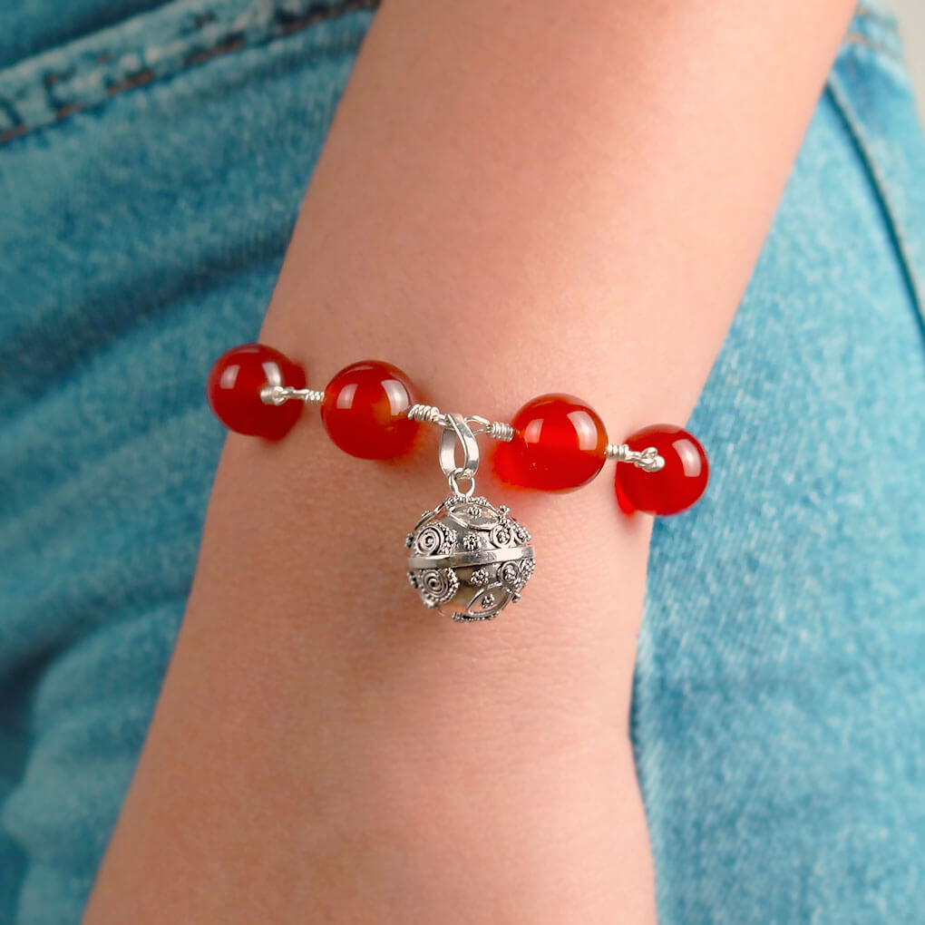 Pulsera de la Vitalidad | Ágata Roja