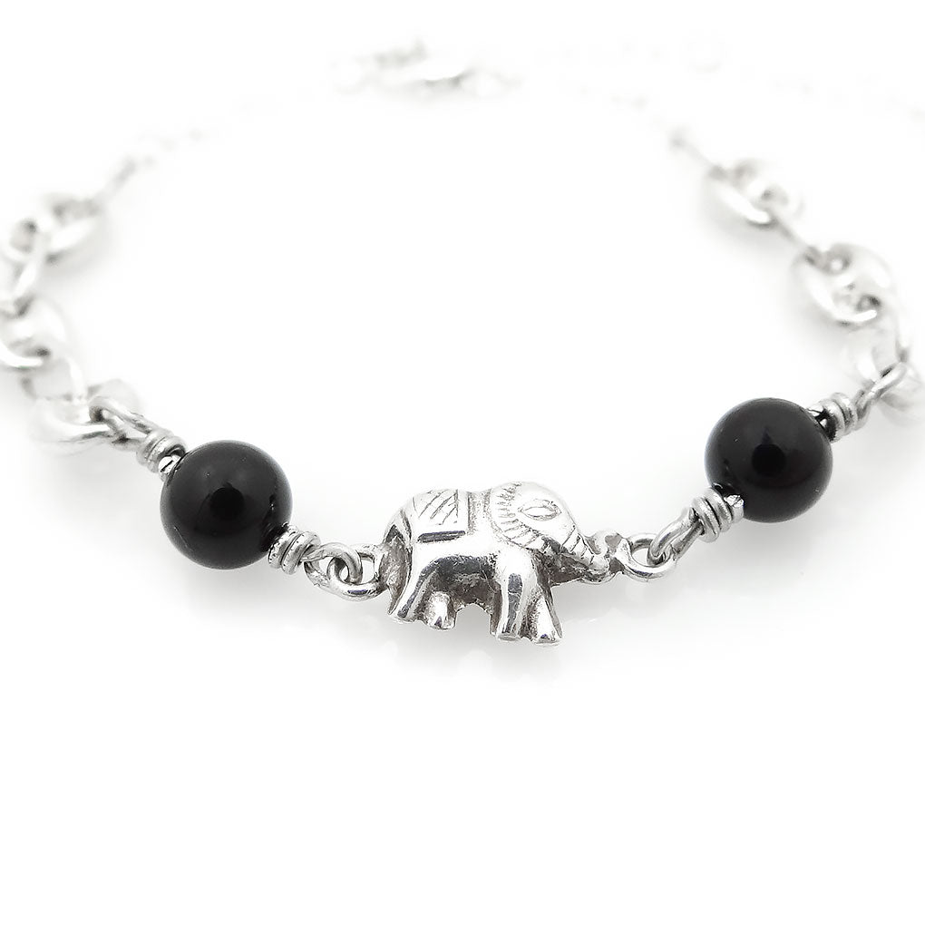 Pulsera de Esencia | Elefante y ónix