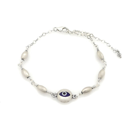 Pulsera Mal de Ojo en Plata 